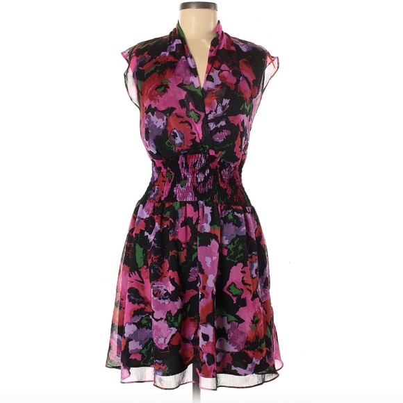 Allen B. By Allen Schwartz Dresses & Skirts - Allen B. By Allen Schwartz Floral Cap Sleeve Dress